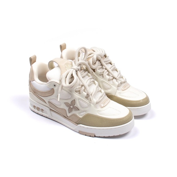 Louis Vuitton Cream and Tan Men’s Sneakers - Picture 1 of 3